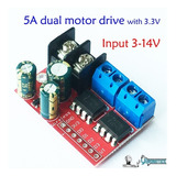 Driver L298n Pwm Dual Puente H Controlador Motor 5a 3v-14v 