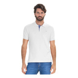 Camisa Polo Manga Curta Masculina 0070010 Slim Ogochi Branca