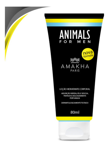 Creme Hidratante Corporal Top Masculino - Animals - Amakha