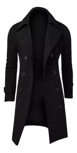 Casaco Masculino Elegante Trench Coat Trench Coat