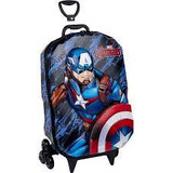 Mochila Maxtoy Capitao America 12/2023 3850am22 Azul/verm