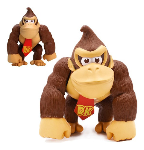 Boneco Donkey Kong Macado Super Mario Bros Action Figure