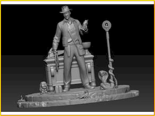 Action Figure Stl Diorama Indiana Jones