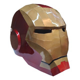 Casco De Iron Man (para Armar En Papel)