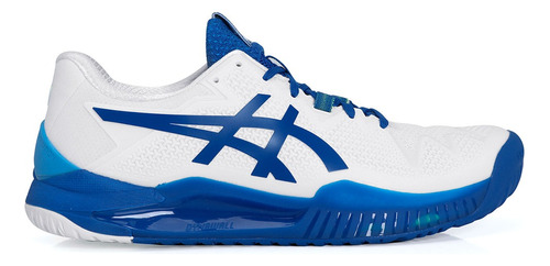 Tênis Asics Gel Resolution 8 Masculino All Court Branco Azul