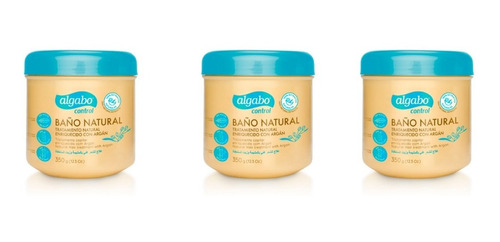 Baño De Crema Nutrición Algabo Natural De Argan X 350grs X3u