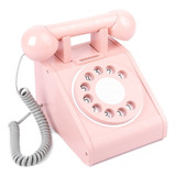 Telefone Rotativo Antigo De Simulação - Rosa