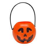 Caramelera Calabaza Canasta Naranja Golosinas Halloween Noch