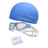 Kit Barracuda De Natación 3pcs Goggle+gorra+tapones T Visor