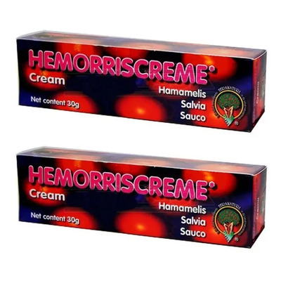 Crema Hemorriscreme Hemorroides (2 Piezas) Natural Hamamelis Fragancia Neutra | Envío gratis