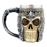 Taza De Café  Regalo De Halloween  Diseño De Calavera  De Ac