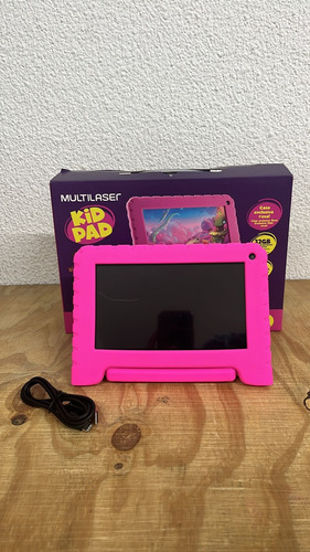 Tablet 7 Multilaser Kid Pad Rosa 2gb + 32gb Android Outlet