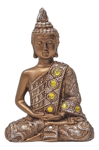 Buda Hindu Tibetano Tailandês Chakras Estátua Dourado Egito