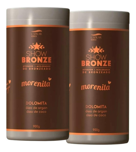 Combo 2 Ativador Morenita 900g Marquinha Neon Profissional