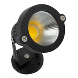 Led Jardin Negro 3w  Luz Calida 10 Pz