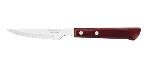 Cuchillo Asado Polywood Tramontina Mango Español Cerezo X1u