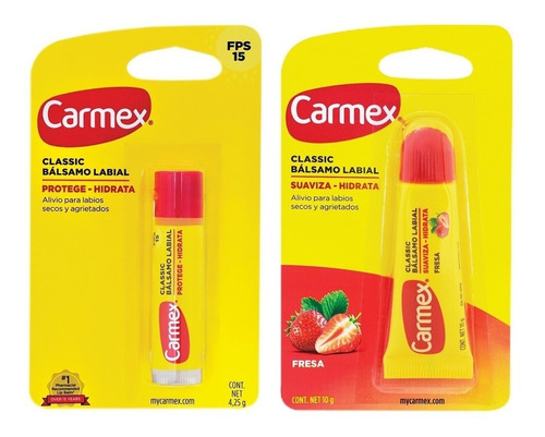 Carmex Stick Original + Tubo Fresa