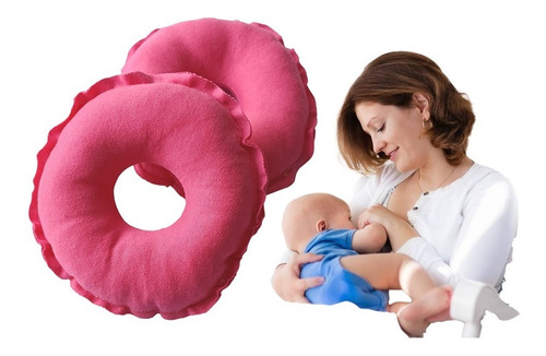 Protetor De Seio Para Amamentação Bebê Rosquinha Peito - Par