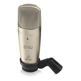 Behringer C-1u Microfono Condenser Estudio Grabacion Usb