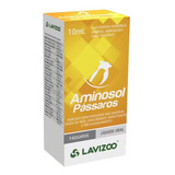 Aminosol Suplemento Aminoacido Para Passaros 10ml - Lavizoo