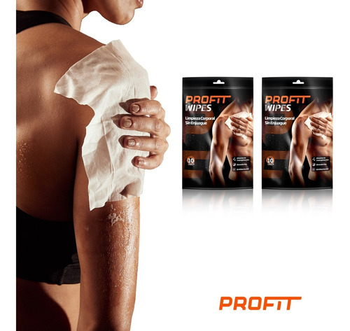 Toallas Humedas Wipes Transpiración Gym Deportes 2 Packs Ptm