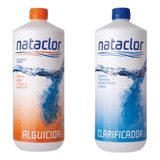 Combo Mantenimiento Alguicida + Clarificador 1lt Nataclor