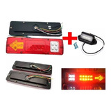 Foco Led + Luz Patente Led Carro Arrastre Remolque 12v