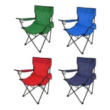 Silla Plegable Camping Playa Picnic Con Porta Vasos Color Ve