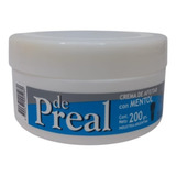 Crema De Afeitar De Preal Con Mentol X 200g Barberia Clasica