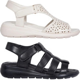 Huaraches Sandalias Dama Plataforma Kit De 2 Pares Cruzado