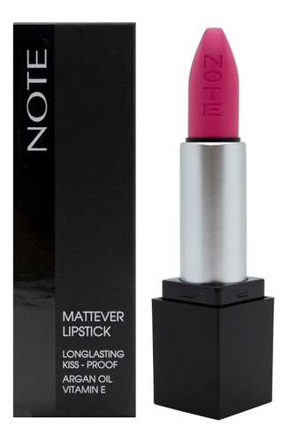 Note Mattever Lipstick Labial Mate Larga Duración Vegano 4gr