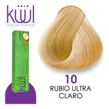 Tinte Kuul Profesional Tono K10 Rubio Ultra Claro 90 Ml + Pe