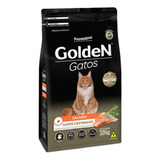 Ração Golden Gatos Castrados Sabor Salmão 3kg