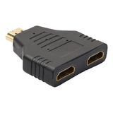 Divisor Hdmi Splitter Pasivo Adaptador 1 Macho A 2 Hembras