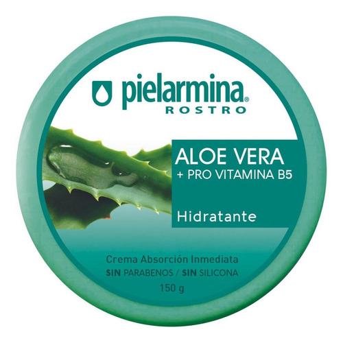 Crema Rostro Hidratante Pielarmina Aloe Vera 150 G Momento De Aplicación Día/noche Tipo De Piel Normal