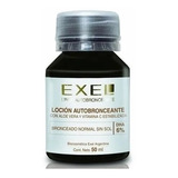 Loción Autobronceante 6% Sin Color Bronceado Exel 50ml X4