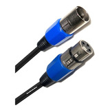 Cable Para Microfono Plug Cannon A Jack Cannon 5m Audiobahn