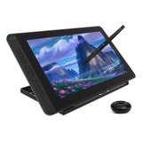 Tableta Grafica Monitor Huion Kamvas 13 Verde Con Soporte