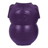 Juguete Perros Rellenable Soft Small Glotoni New Anti Estres Color Violeta