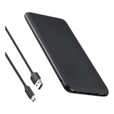 Power Bank Carga Rápida 20w 26800mah 4 Salidas Led Con Funda