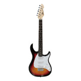 Guitarra Peavey Raptor Sss Sunburst Com Escudo Branco