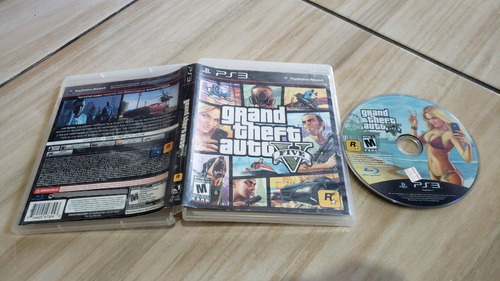 Grand Theft Auto V Gta 5 Sem O Manual Para O Ps3. H8
