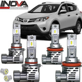 Kit Lampada Ultra Led Rav4 2013 2014 Farol Tipo Projetor