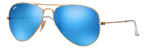 Ray Ban Rb3025n Piloto Aviado Dorado Azul  Espej