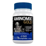 Aminomix Gold Suplemento Para Cães E Gatos 120 Comprimidos