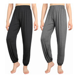 Pants Mujer Yoga Modal Pans Deportivo Baile Pilates Suelto