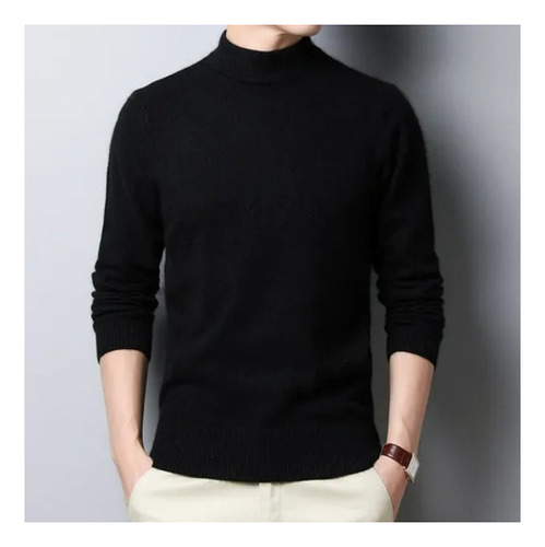 Beatle Men's Sweatshirt/turtle Collar//pullover