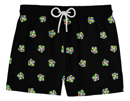 Short Bermuda Masculino Cubo Magico Praia Ref 399