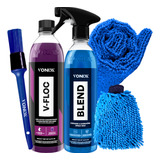 Shampoo V-floc 500ml Carnauba Blend Liquida Vonixx Luva Pano