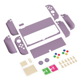 Capa Rígida Para Nintendo Switch Oled Greyish Violet